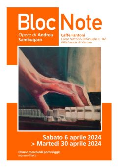 Locandina della mostra Bloc Note